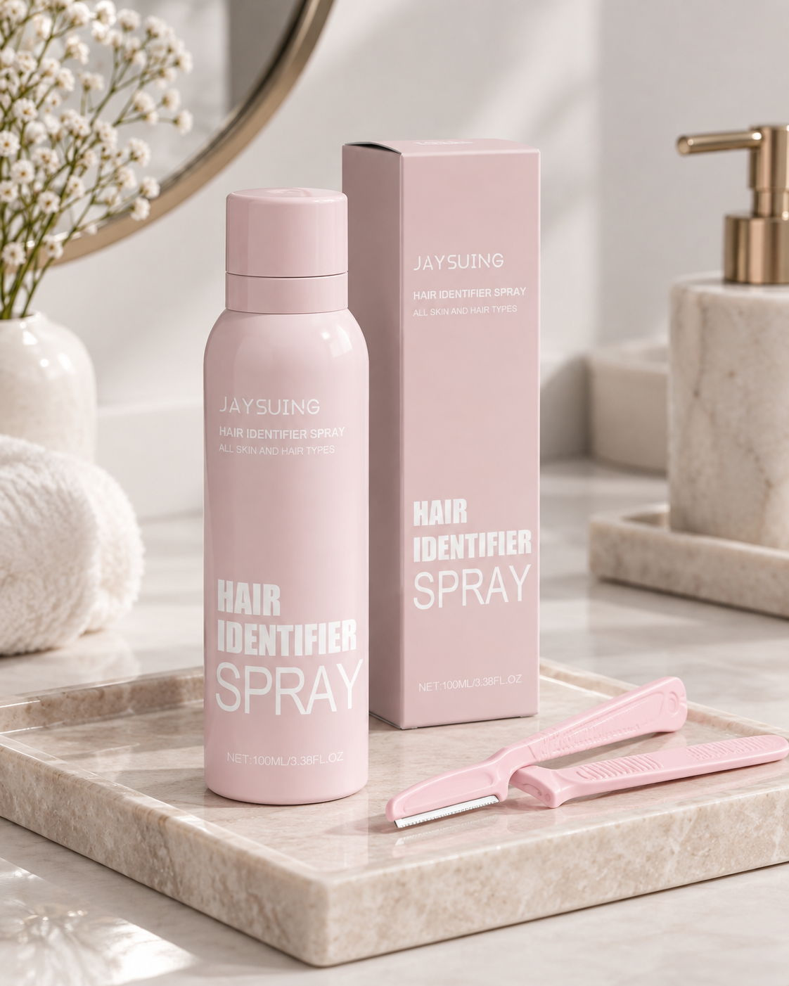 Hair Identifier Spray visual